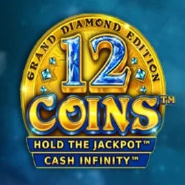 12 Coins Grand Diamond Edition online game logo by Wazdan on rollflame.eu.com