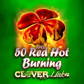 50 Red Hot Burning Clover Links by Novomatic, showcased at rollflame.eu.com – game logo