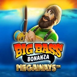 Official Slots logo: Big Bass Bonanza Megaways by Pragmatic Play at Rollflame Casino