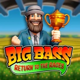 Big Bass Return to the Races logo by Pragmatic Play Rollflame Casino