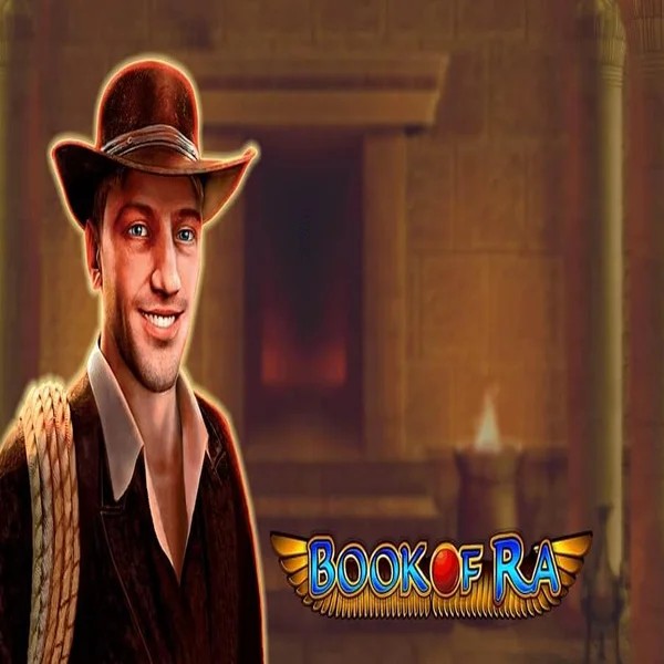 Official Slots logo: Book of Ra by Greentube at Rollflame Casino