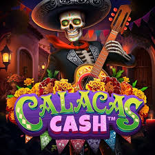 Calacas Cash slot logo by Greentube at Rollflame Casino