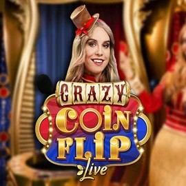 Crazy Coin Flip casino game by Evolution – featured logo at Rollflame Casino