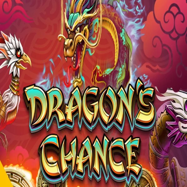 Dragons Chance slot logo by BF Games at Rollflame Casino