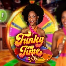 Live Casino logo of Funky Time from Evolution at Rollflame Casino