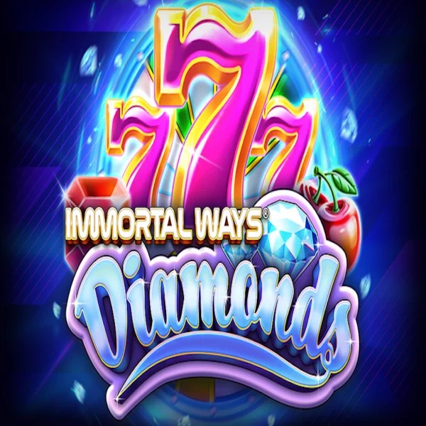 Immortal Ways Diamonds logo by RubyPlay at Rollflame Casino
