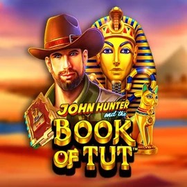 Official Slots logo: John Hunter and the Book of Tut by Pragmatic Play at Rollflame Casino