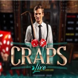 Live Craps slot icon by Evolution, available at Rollflame Casino
