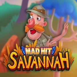 Mad Hit Savannah slot icon by RubyPlay, available at Rollflame Casino