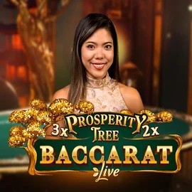Prosperity Tree Baccarat slot visual from Evolution available on rollflame.eu.com