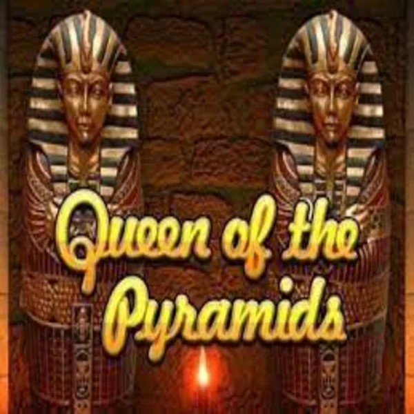 Queen of the Pyramids online game logo by Playtech on rollflame.eu.com