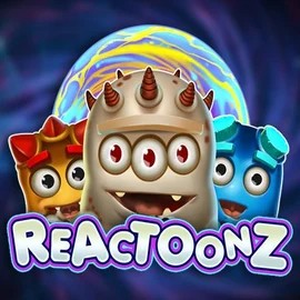 Reactoonz logo by Play'n GO Rollflame Casino