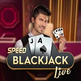 Speed Blackjack logo by Pragmatic Play at Rollflame Casino