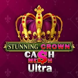 Stunning Crown Cash Mesh Ultra slot logo by BF Games at Rollflame Casino
