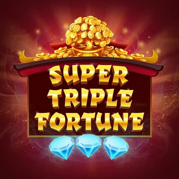 Slots logo of Super Triple Fortune from Greentube at Rollflame Casino