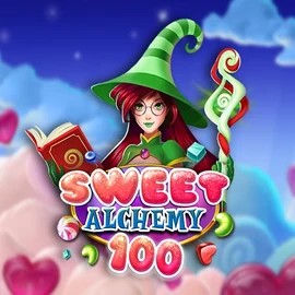 Official Slots logo: Sweet Alchemy 100 by Play'n GO at Rollflame Casino