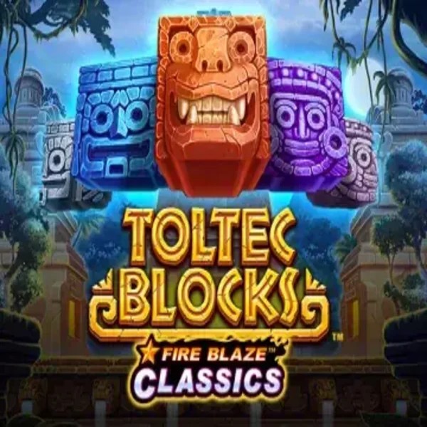 Fire Blaze: Toltec Blocks by Rarestone Gaming, showcased at rollflame.eu.com – game logo
