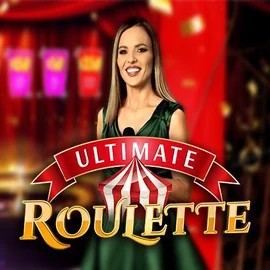 Ultimate Roulette game by Ezugi – logo hosted on Rollflame Casino