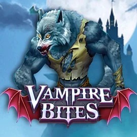 Vampire Bites logo by Amusnet Interactive at Rollflame Casino