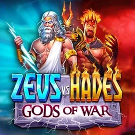 Slots logo of Zeus vs Hades: Gods of War from Pragmatic Play at Rollflame Casino
